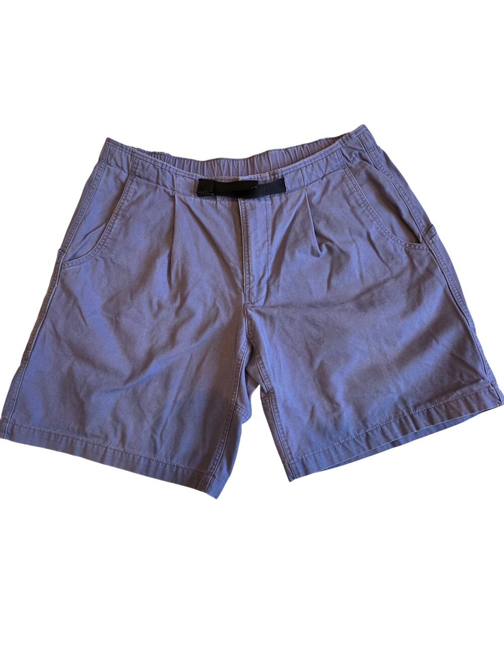 Rugged Exposure Slate Blue‎ Cotton Canvas Hiking Utility Shorts Men's Large